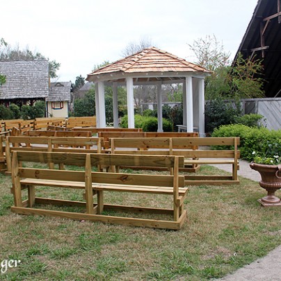 Wedding Garden View from Exit