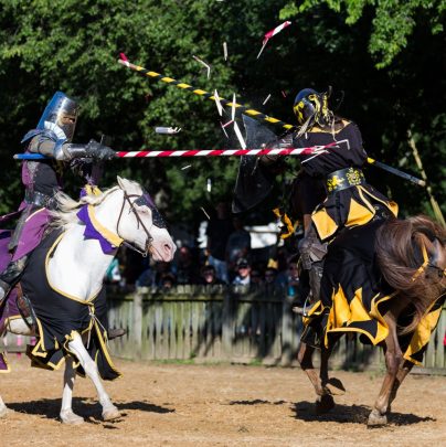 Jousters in Battle