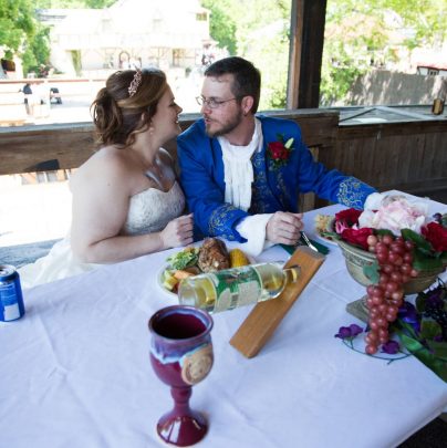 Wedding Couple at Head Table